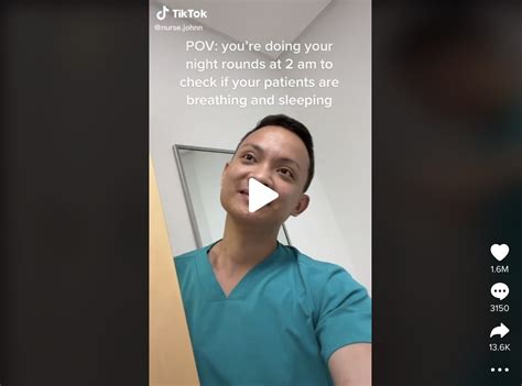 A magazine called Macleans shared his story, explaining how his TikTok videos became really important for him during the tough times of the Covid-19 pandemic. . Nurse john tiktok net worth